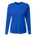 thumbnail image 1 of A4 NW3425 Womens Women's Sprint Long Sleeve Tee - Royal - L, 1 of 2