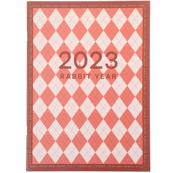 A4 Notebook Pocket Notepad Agenda 2023 Weekly Calendar Office Journal Monthly Planner Small and Fresh Student