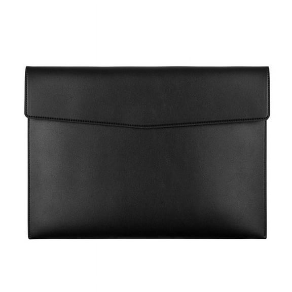 A4 PU File Folder with Button Closure PU Leather Document Holder PU File Folder