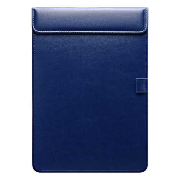 A4 PU Leather Clipboard, PU Writing Pad Board with Magnetic Flap, Document Clipboard Folder for Business, Meetings and Paperwork, Portable Clipboard Holder for Office, Travel and Work Use