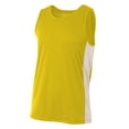 thumbnail image 1 of A4 Pacer Singlet For Men in Gold/White | N2009, 1 of 2