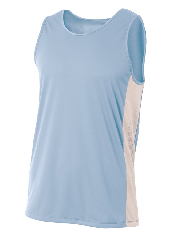 Pacer Singlet For Men in Lt Blue/White | N2009