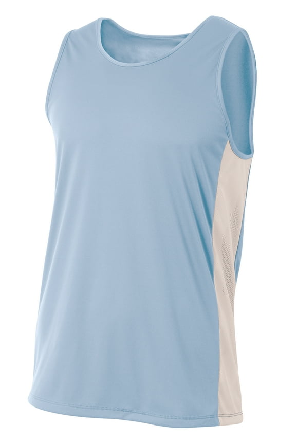 Pacer Singlet For Men in Lt Blue/White | N2009