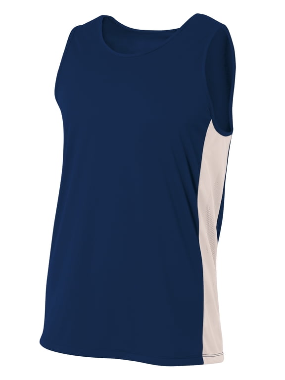 Pacer Singlet For Men in Navy/White | N2009