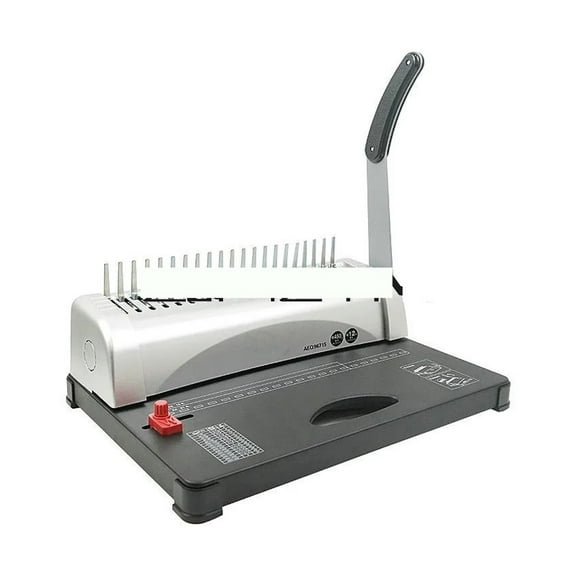 A4 Paper Binding Machine Puncher Binder 21 Holes Binding Machine 12 Sheets Punching Binding Office Home Tools ,Easy to Use