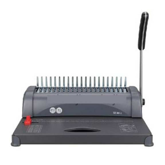 A4 Paper Comb Type Financial Binding Machine Manual Rubber Ring Clamp Hole Punching Machine 21 Hole Manual Binding Machine 1pc ,Easy to Operate