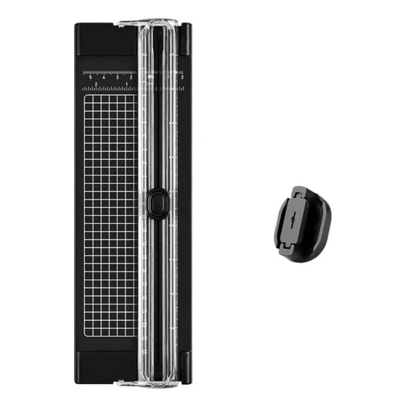 A4 Paper Cutter | Mini Craft Trimmer with Non-Slip Ruler for Stationery Projects