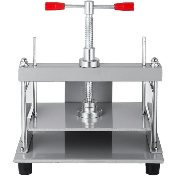 A4 Paper Press Machine, 12x8.6 Inch Manual Book Press, 10cm Thick Steel Frame for Papermaking & Crafting