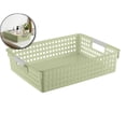 thumbnail image 1 of A4 Paper Trays with Grip Handles, Book Baskets for Library, Plastic Storage Baskets(9.2x6.1x3in), 1 of 6