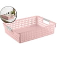 thumbnail image 1 of A4 Paper Trays with Grip Handles, Book Baskets for Library, Plastic Storage Baskets(9.2x6.1x3in), 1 of 6