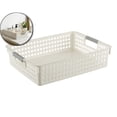 thumbnail image 1 of A4 Paper Trays with Grip Handles, Book Baskets for Library, Plastic Storage Baskets(9.2x6.1x3in), 1 of 6
