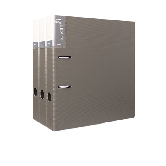 A4 Perforated File Folder 2-hole Data Sheet Detachable Archive Storage Folder 3 Pcs