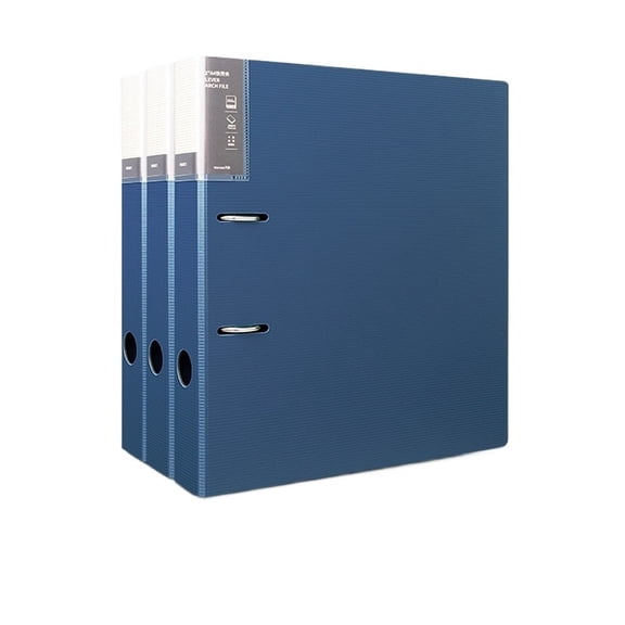 A4 Perforated File Folder 2-hole Data Sheet Detachable Archive Storage Folder 3 Pcs