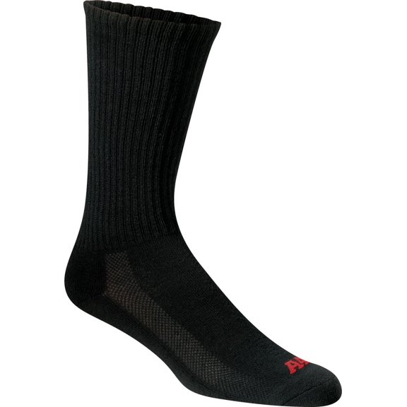 A4 Performance Crew Socks For Men in Black | S8004