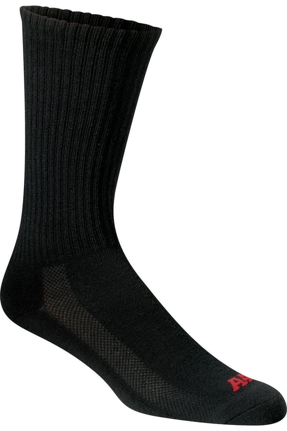 Performance Crew Socks For Men in Black | S8004