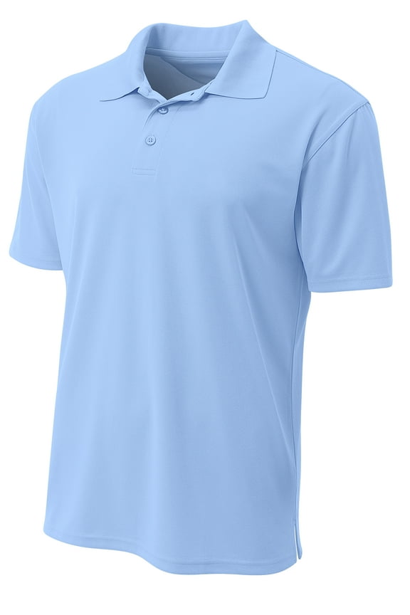 Performance Pique Polo For Men in Lt Blue | N3008