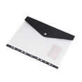thumbnail image 1 of A4 Plastic Expandable Folder, Snap Closure Document Organizer with 11 Holes for School Home Office, Holds 150 Sheets, File Folder, Waterproof Plastic Envelope, 1 of 6