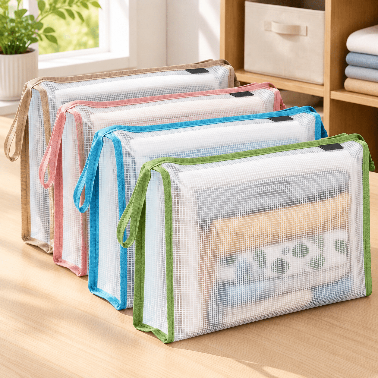 Multiple Folder File A4 Plastic File Folder Expanding Poly Envelopes - Walmart.com