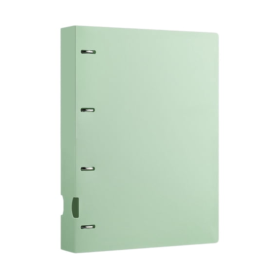 A4 Plastic Folder with 4 Holes - Loose Leaf Document Organizer in Multiple Colors