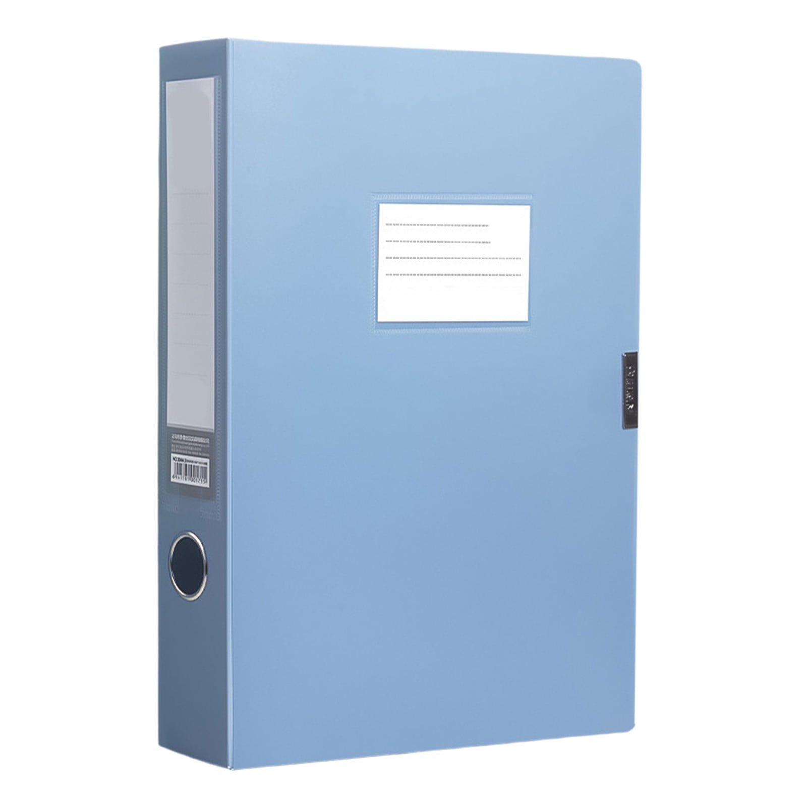 A4 Polypropylene File Box, Foldable Plastic Document Storage Case with ...