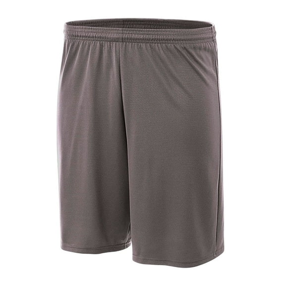 A4 Power Mesh Practice Short For Men in Graphite | N5378