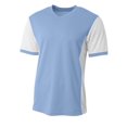 thumbnail image 1 of A4 Premier Soccer Jersey For Men in Lt Blue/White | N3017, 1 of 5
