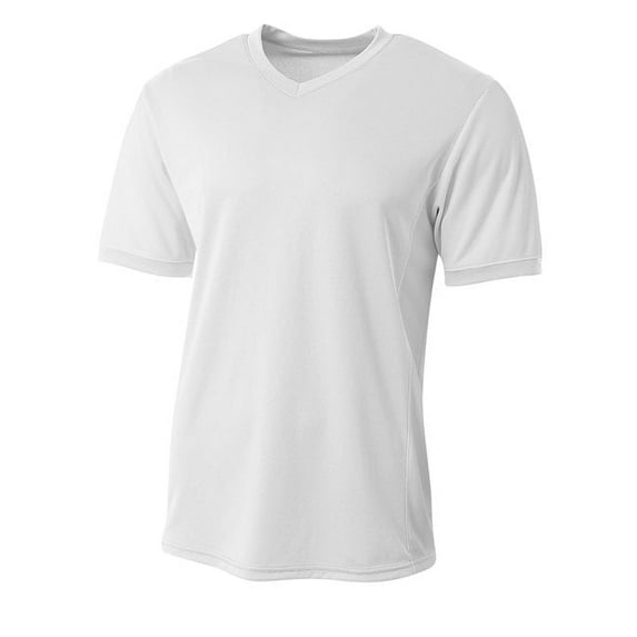 A4 Premier Soccer Jersey For Men in White | N3017