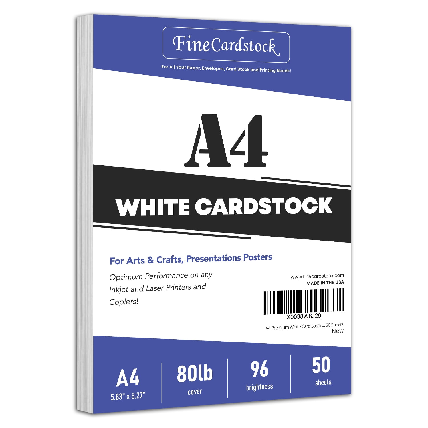 wishlist A4サイズ 本 Superfine Printing A4 Premium White Card Stock Paper, 210 x 297 mm