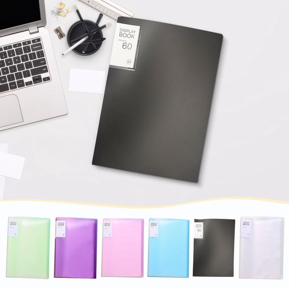 A4 Presentation Book Portfolio Binder with 20 Top-Loading Sheet Protectors, PVC-Free Acid-Free Archival Safe Display Book for Artwork, Documents, Photos