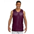 thumbnail image 1 of A4 Reversible Mesh Tank For Men in Maroon White | NF1270, 1 of 5