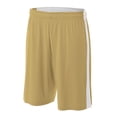 thumbnail image 1 of A4 Reversible Moisture Management 10" Short For Men in Vegas Gold/White | N5284, 1 of 2