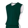 thumbnail image 1 of A4 Reversible Moisture Management Muscle For Men in Forest/White | N2320, 1 of 2