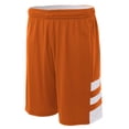 thumbnail image 1 of A4 Reversible Speedway 8" Short For Teen Male in Orange/White | NB5334, 1 of 2