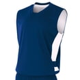 thumbnail image 1 of A4 Reversible Speedway Muscle For Men in Navy/White | N2349, 1 of 2