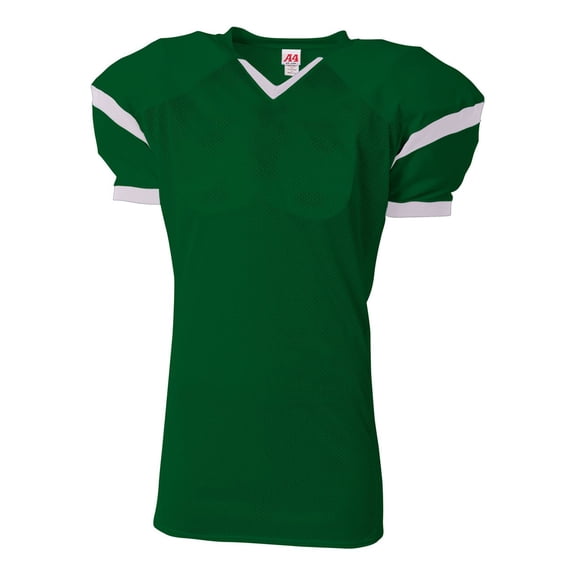A4 Rollout Football Jersey For Men in Forest/White | N4265