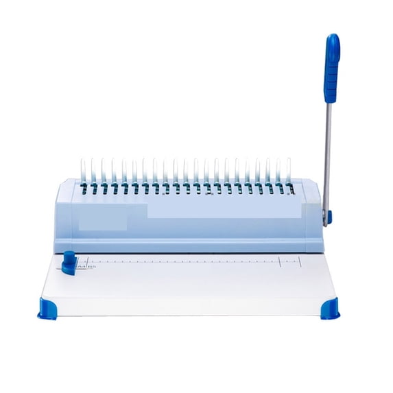 A4 SIZE Comb-type Binding Machine 230 Manual Rubber Ring Clamp Dual-use Machine 21 Hole File Punch Binding Machine 1pc ,Easy to Operate