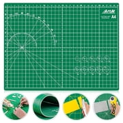Self Healing Cutting Mat, 9" x 12" Double Sided Green PVC Craft Cutting Mat for Sewing, Quilting, Scrapbooking, Fabric and Crafts