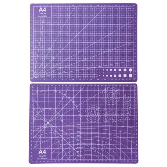 A4 Self Healing Sewing Cutting Mat, 11.8x8.7 Inch Craft Board, Hobby Board for Crafts, Rotary Cutting Sewing Mat for Crafts, Double Sided 5-Ply Table Cutting Board for Fabric Quilting Leather Hobby