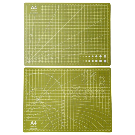 A4 Self Healing Sewing Cutting Mat, 11.8x8.7 Inch Craft Board, Hobby Board for Crafts, Rotary Cutting Sewing Mat for Crafts, Double Sided 5-Ply Table Cutting Board for Fabric Quilting Leather Hobby