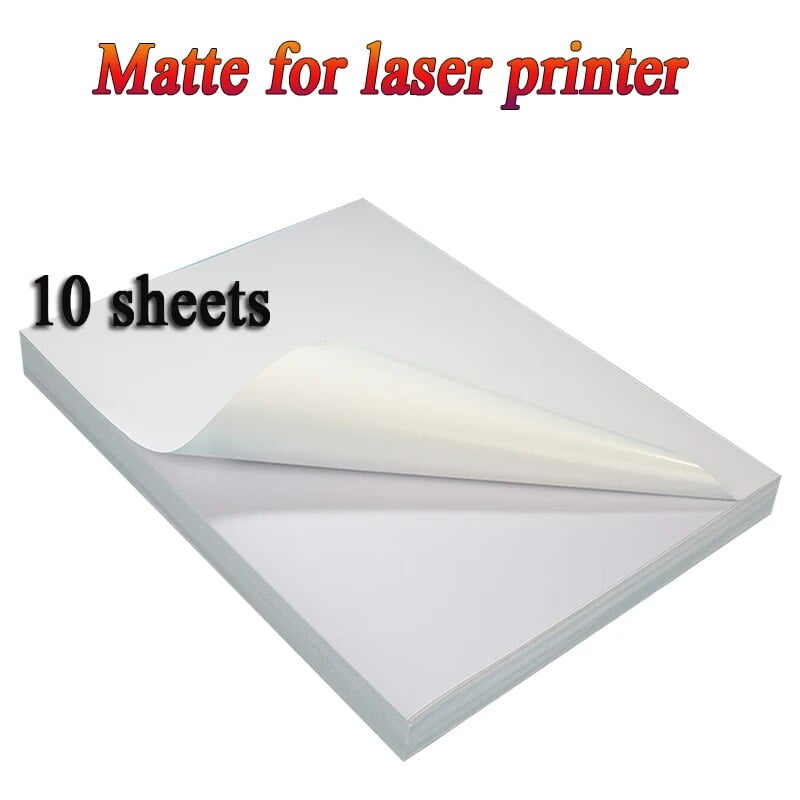 A4 Self-adhesive PP Synthetic Paper Inkjet Printing Paper Matte White ...