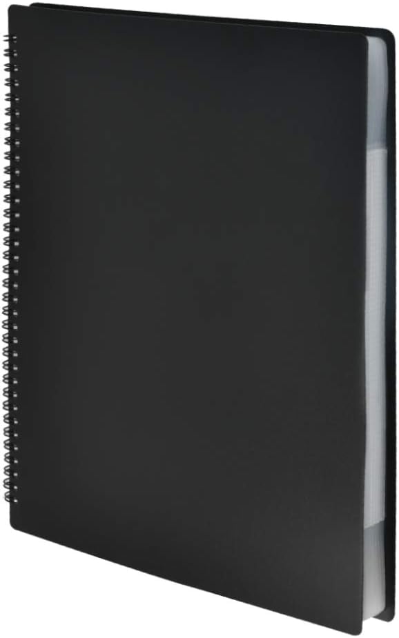 A4 Sheet Music Organizer, Simple Spiral Folder 30 Pockets for Sheet