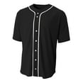 thumbnail image 1 of A4 Short Sleeve Full Button Baseball Jersey, 1 of 2