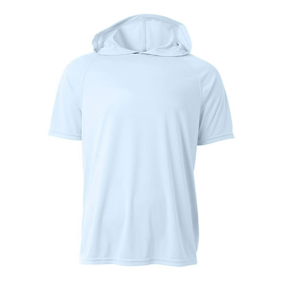 A4 N3408 Short Sleeve Hooded Tee For Adult Size Male