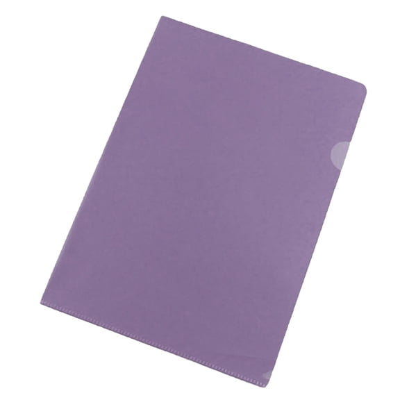 A4 Single Page Folder Report Folder,L Type Plastic Folder, Transparent Document Project Pocket, 1Pc for A4 Paper, Paper Jacket Sleeve In Assorted Colors