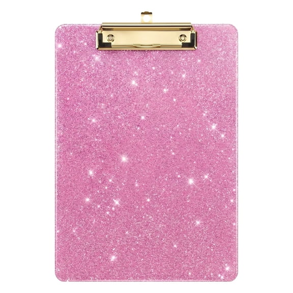 A4 Size Document Holders Filing Envelopes,Glitter Clipboard with Storage, Folder for Documents for Office Study Home, Letter Size Paper Pouch