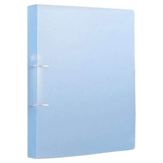 A4 Size Plastic Binder Folder, 2 Hole PP File Folder, Sturdy Paperwork Storage Binder, Office Document Binder File Folder, A4 Portfolio Folder, Durable Office Organizing Implements, Blue