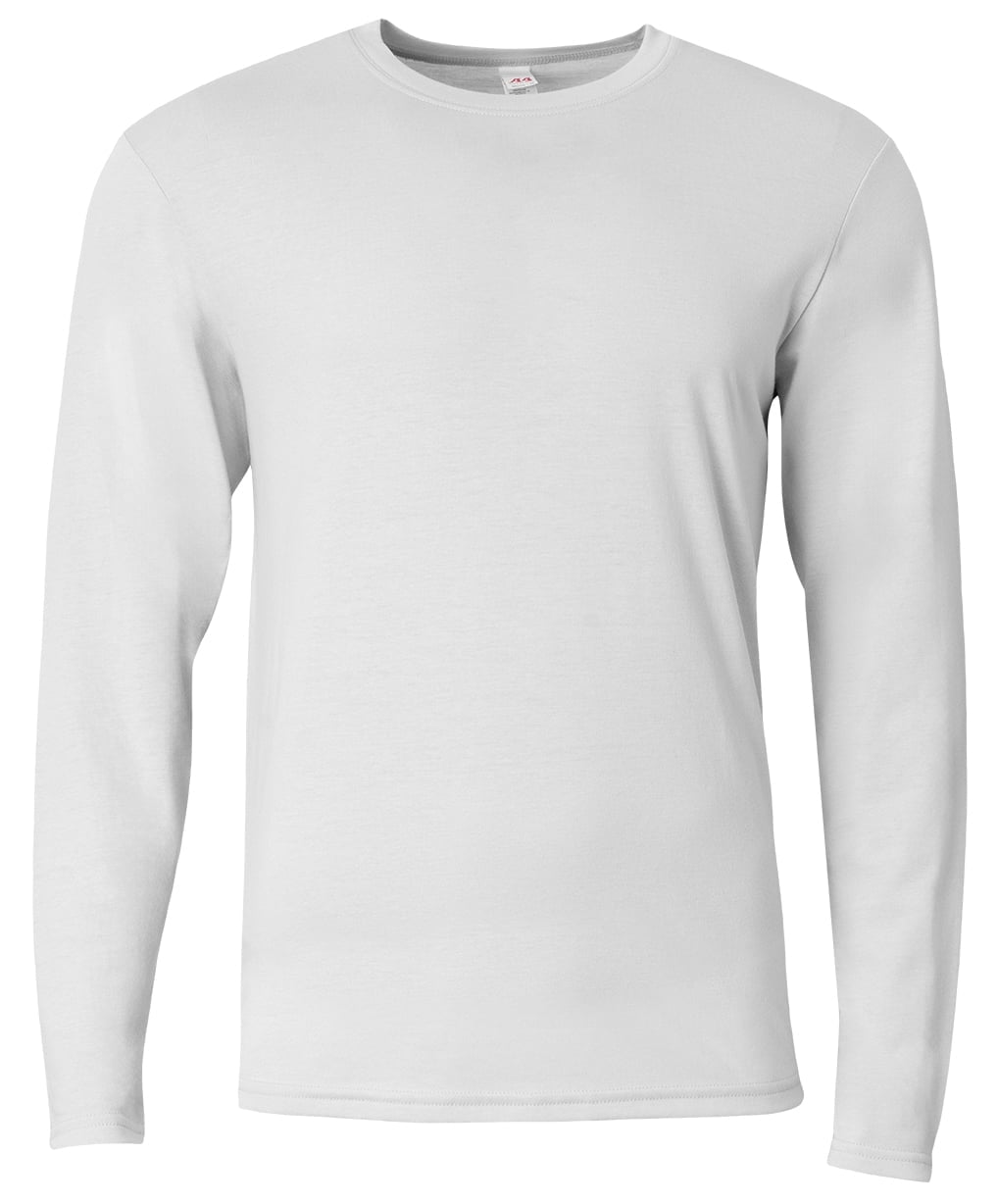 A4 Men's Tri-Blend T-Shirt - 50% Polyester, 37% Cotton, 13% Rayon, Fashion Fit, Heathered Look