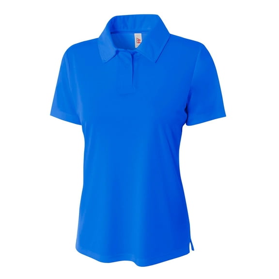 A4 Solid Interlock Polo For Women in Royal | NW3261