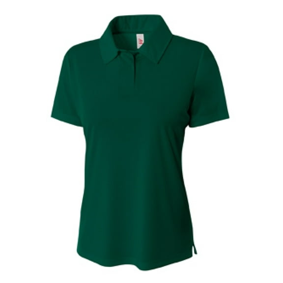 A4 Solid Interlock Polo (NW3261) Forest Green, S