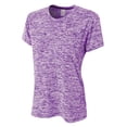 thumbnail image 1 of A4 Space Dye Tech Tee For Women in Purple NW3296, 1 of 3